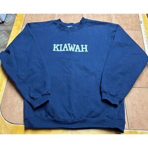Vintage Cotton Exchange USA Made‎ Sweatshirt Mens Sz Medium Blue Kiawah Island